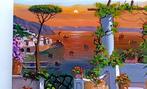 Silvio Valli (1944) - Sunset on Amalfi coast
