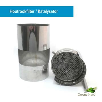 Houtrookfilter voor op de houtkachel