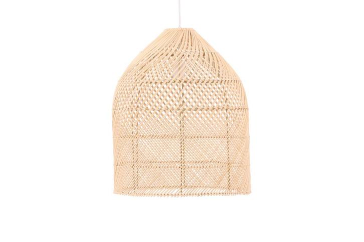 Hanglamp - Zack - 45 cm - Riet - Jörn, Huis en Inrichting, Lampen | Hanglampen, Verzenden