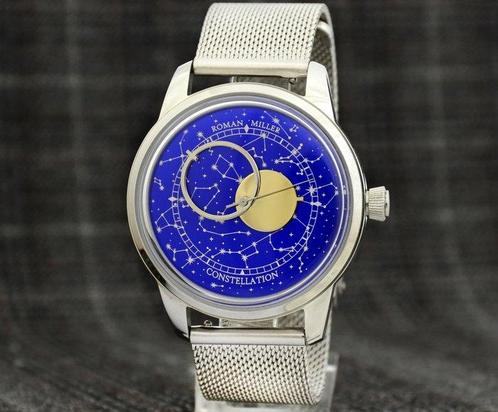 Roman Miller - Galaxy, 1 year Warranty, Seiko movement -, Sieraden, Tassen en Uiterlijk, Horloges | Heren