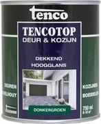 Tencotop Deur & Kozijn Hoogglans - 750ml - Donkergroen, Nieuw, Verzenden