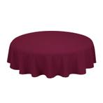 Tafelkleden Rond Maroon Rood 230cm Ø - Treb SP, Verzenden, Nieuw