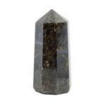 Edelsteen Obelisk Punt Larvikiet (70 - 100 mm), Sieraden, Tassen en Uiterlijk, Edelstenen, Nieuw, Verzenden