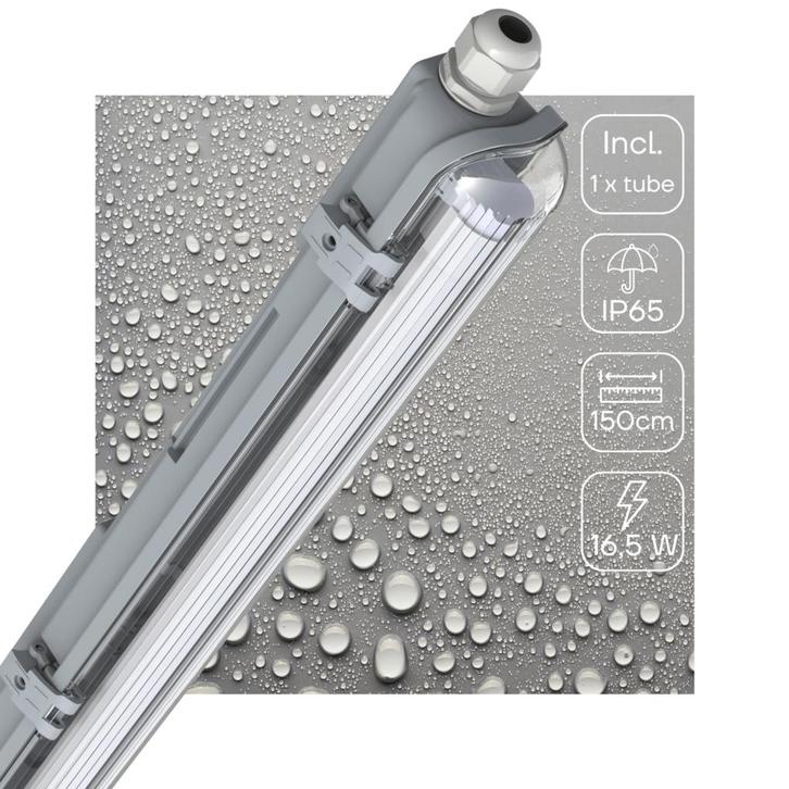 LED TL Armatuur 3060 lumen - 16,5W - Koelwit 4000K - 150cm -, Huis en Inrichting, Lampen | Overige, Nieuw, Verzenden