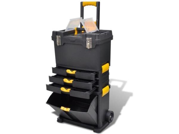 Veiling - Gereedschapstrolley 3-delig 46x27x82 cm, Doe-het-zelf en Verbouw, Gereedschap | Handgereedschap