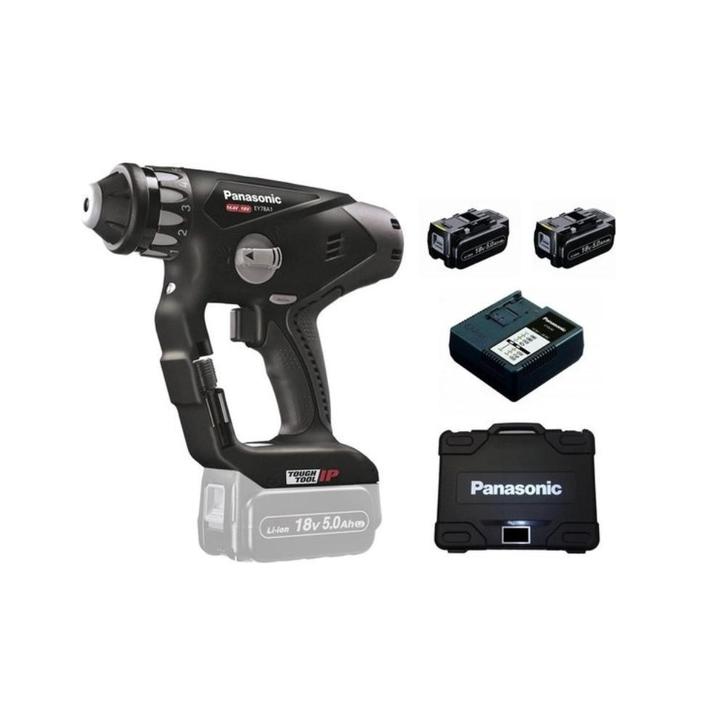Panasonic EY78A1LJ2G 18V boorhamer 2x 5.0Ah accu, Doe-het-zelf en Verbouw, Gereedschap | Handgereedschap, Ophalen of Verzenden