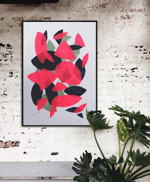 Ronald Hunter - Fractured neon, Antiek en Kunst, Kunst | Schilderijen | Modern