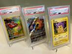 Pokémon - 3 Graded card - Paras, Pikachu, Charizard VSTAR, Nieuw