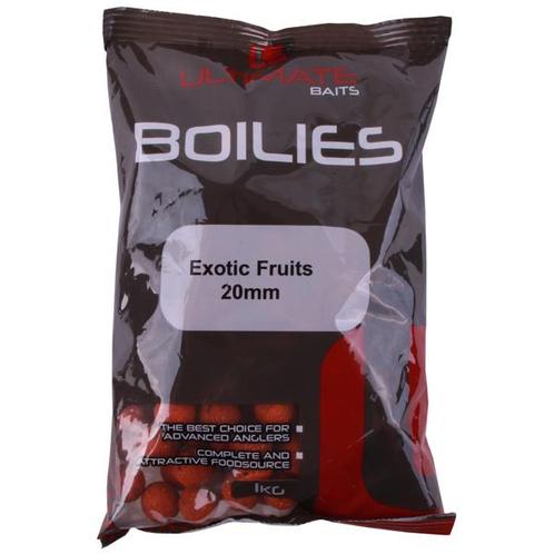 Ultimate Baits Boilies 20mm 1kg - Exotic Fruits, Watersport en Boten, Hengelsport | Algemeen, Overige typen, Nieuw, Verzenden