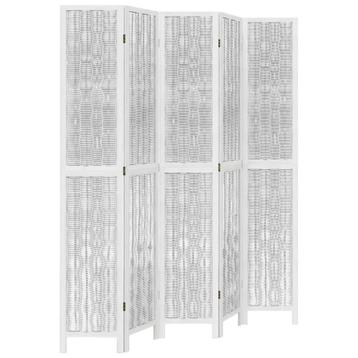 Goedkoop Kamerscherm Wit - Tweedekansje - 220cm hoog! beschikbaar voor biedingen