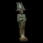 Oud-Egyptisch Brons Osiris god. Late Periode, 664-332 v.Chr.