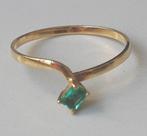 Cocktailring - 18 karaat Geel goud Smaragd - Natural -, Sieraden, Tassen en Uiterlijk, Antieke sieraden