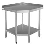 RVS werktafel hoekmodel 80(b)x90(h)x60(d)cm Vogue, Verzenden, Nieuw in verpakking