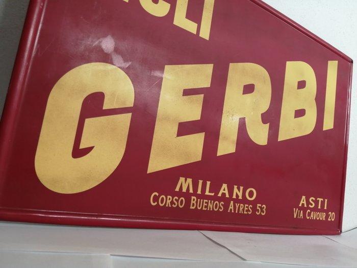 Gerbi - fietsen - Italië 1950s - Reclamebord - IJzer, Antiek en Kunst, Antiek | Wandborden en Tegels