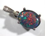 Ct. 5,90 Pendent in zilver met Australian Opal Triplet