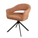 Eetkamerstoel met armleuning | Stof | Bruin | DS4U Bibi, Huis en Inrichting, Stoelen, Ophalen of Verzenden, Nieuw