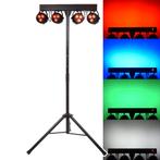 Qtx Oplaadbare LED Par Bar Met 4 RGBW Lampen En Statief, Muziek en Instrumenten, Licht en Laser, Verzenden, Nieuw, Overige typen