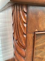 Antiek Engelse mahonie ladenkast, 104 cm breed, 112 cm hoog