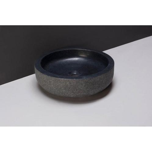 Waskom Forzalaqua Verona Graniet Gezoet Gebrand 40x12 cm, Doe-het-zelf en Verbouw, Sanitair, Overige typen, Nieuw, Ophalen of Verzenden