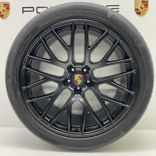 Porsche Macan ORIGINELE 21inch RS Spyder GTS met banden, Auto-onderdelen, Banden en Velgen, 21 inch, Zomerbanden, 295 mm, Personenwagen
