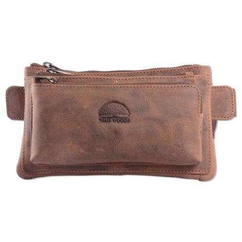 WILD WOODS Moderne Heuptas Compact Fanny Pack - Bruin, Sieraden, Tassen en Uiterlijk, Tassen | Schoudertassen, Bruin, Nieuw, Overige merken