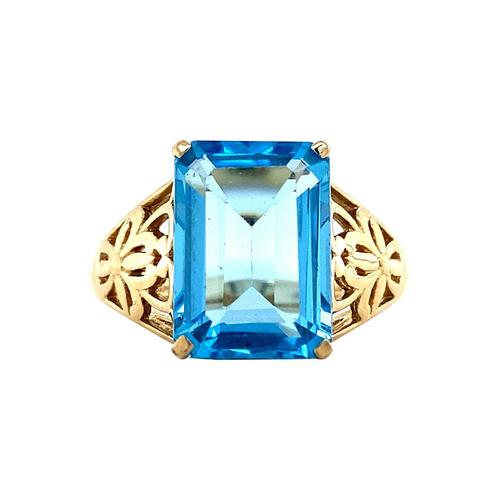 Ring met topaas 9 krt, Sieraden, Tassen en Uiterlijk, Ringen, Nieuw, Ophalen of Verzenden