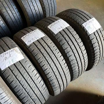 4 x Michelin Agilis 215-70-15 C Zomerbanden 8mm beschikbaar voor biedingen