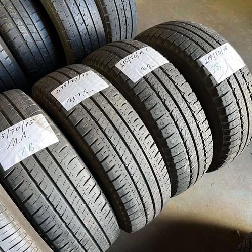 4 x Michelin Agilis 215-70-15 C Zomerbanden 8mm, Auto-onderdelen, Banden en Velgen, 15 inch, Zomerbanden, 215 mm, Bestelwagen