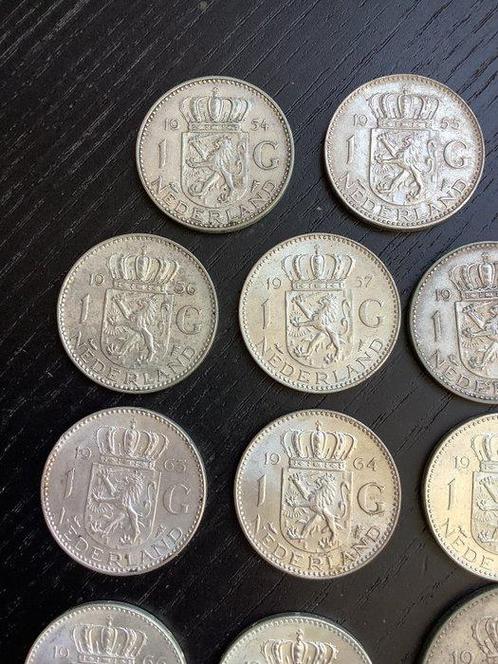 Nederland. Juliana. Gulden 1954-1967 (Zonder Minimumprijs), Postzegels en Munten, Munten | Nederland
