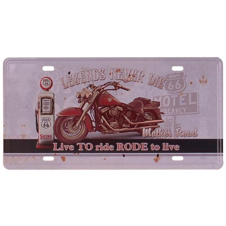Amerikaans nummerbord - Legends Never Die NIEUW, Huis en Inrichting, Woonaccessoires | Tekstborden en Spreuken, Nieuw, Ophalen of Verzenden