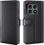 ProGuard OnePlus 10 Pro Wallet Hoesje Echt Leder Zwart, Verzenden, Nieuw, Hoesje of Tasje