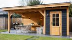 Douglas plat dak met schuur 600x400cm Meddo, Tuin en Terras, Overkappingen, Ophalen of Verzenden, Nieuw