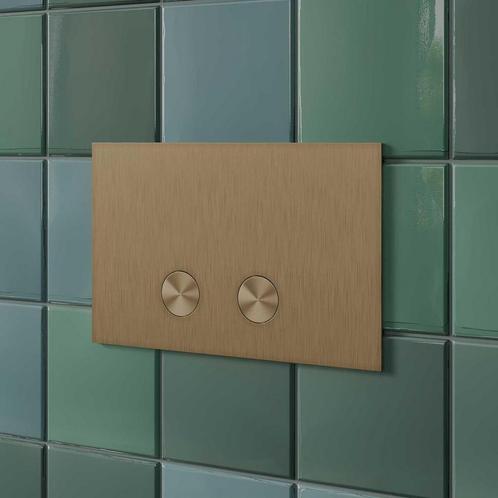 Drukplaat Inti Bath Press RVS 316 tbv UP320/UP720/TECE Matt, Doe-het-zelf en Verbouw, Sanitair, Ophalen of Verzenden