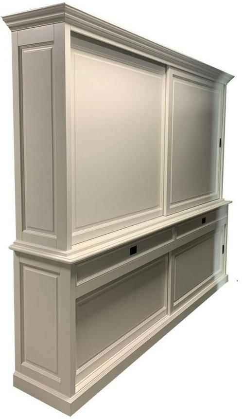 Buffetkast wit Eersel 240cm met dichte deuren, Huis en Inrichting, Kasten | Buffetkasten, Ophalen of Verzenden