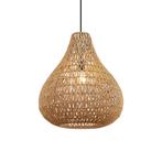 Scandinavische hanglamp bruin 45cm - Lina Natural, Huis en Inrichting, Lampen | Hanglampen, Nieuw, Metaal, Scandinavisch, 75 cm of meer