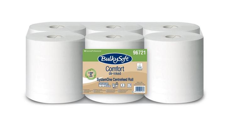 BulkySoft poetspapier midi 2-laags wit 150 mtr (6), Huis en Inrichting, Schoonmaakartikelen, Verzenden