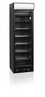 Display vrieskast | Zwart | 270L | 59.5x64x(h)198 cm, Verzenden, Nieuw in verpakking