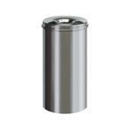 Vlamdovende papierbak 50 ltr - RVS, Huis en Inrichting, Woonaccessoires | Prullenbakken, Verzenden, Nieuw