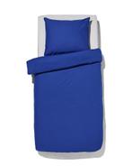 HEMA Dekbedovertrek zacht katoen 140x200/220 kobalt blauw, Verzenden, Nieuw