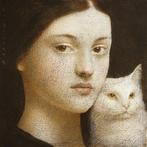 Michal Lukasiewicz - Woman With Her Pet XII