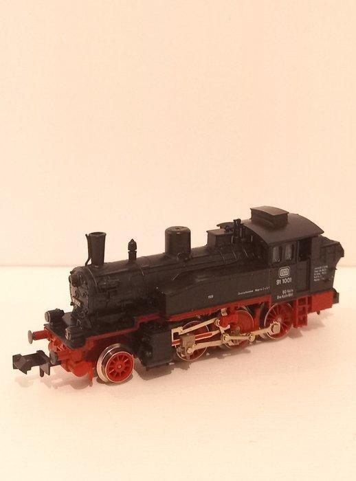 Fleischmann N - 7030 - Tender locomotief (1) - BR91 - DB, Hobby en Vrije tijd, Modeltreinen | N-Spoor