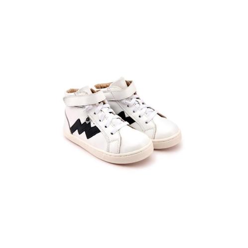Kinderschoen - hoge sneakers - bolted - wit/navy - maten:, Kinderen en Baby's, Kinderkleding | Schoenen en Sokken, Nieuw, Verzenden