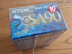 30x TDK - CHROOM SA-90 Lege audiocassette, Nieuw