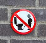 Naast de pot plassen verbodsbord, Verzenden, Nieuw