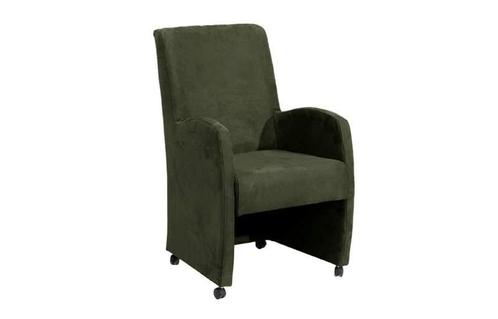 Eetkamerstoel Paulo - eetkamerstoelen - Groen, Huis en Inrichting, Stoelen, Nieuw, Stof