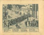 Historische prent van Bruges, Antiek en Kunst, Kunst | Etsen en Gravures