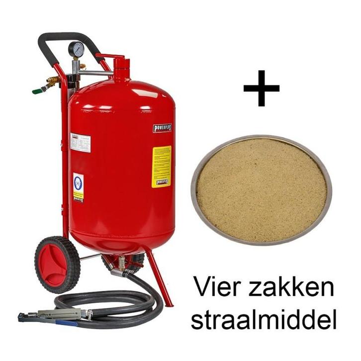 Straalketel XXL - Zandstraalketel met vier zakken, Doe-het-zelf en Verbouw, Gereedschap | Overige machines, Ophalen of Verzenden