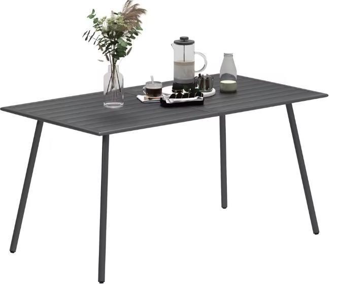Stalen Buitentafel Rechthoekig – 150x80 cm, Weerbestendig, Tuin en Terras, Tuintafels, Nieuw, Verzenden
