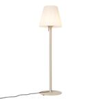 Moderne buiten vloerlamp beige met witte kap IP44 - Big, Tuin en Terras, Buitenverlichting, Nieuw, Minder dan 50 watt