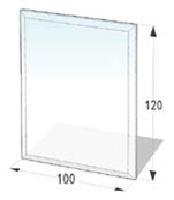 Vloerplaat Glas Rechthoek 100 X 110, Huis en Inrichting, Kachels, Verzenden